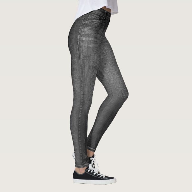 Leggings Lave-linge gris - Légendes imprimées (Droite)