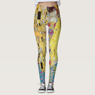 Leggings Le baiser de Gustav Klimt, Art Nouveau Vintage