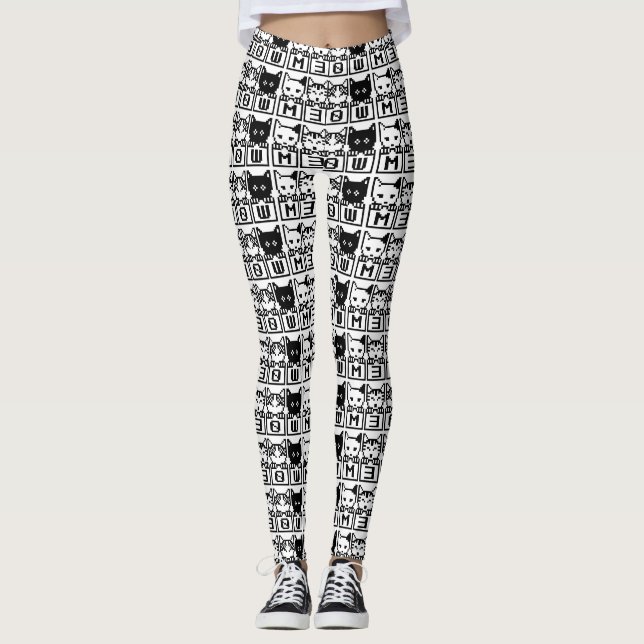LEGGINGS LE CHATS M30W 8 BITS (Devant)