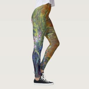 Leggings Le chemin à travers les Irises par Claude Monet