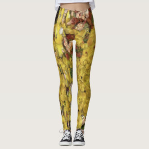 Leggings Le Citron Baiser Légumes Découpage Spoof Art
