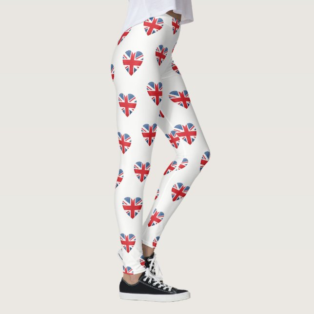 Leggings Le coeur Guêtre-Britannique des femmes (Droite)