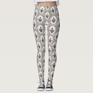 Leggings Le Cœur très saint de Jésus symbole divin 