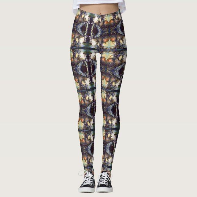 Leggings Le destin hurlant de la vie (Devant)