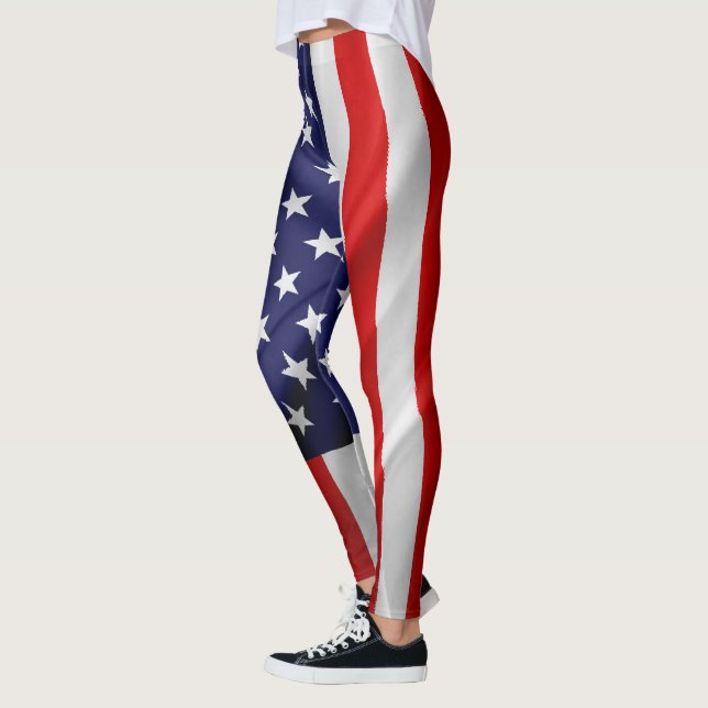 Leggings Le drapeau des États-Unis d'Amérique (Gauche)