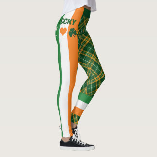 Leggings Le drapeau irlandais du jour de Patrick de saint