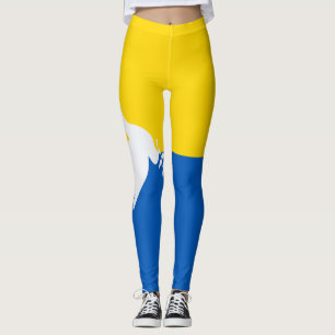 Leggings Le drapeau ukrainien paix dans le monde