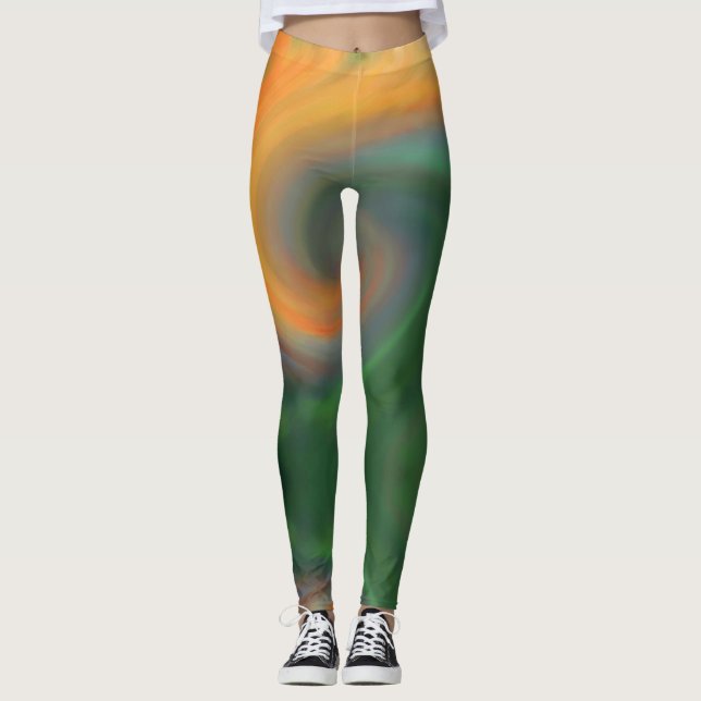 Leggings Le feu dans la forêt (Devant)