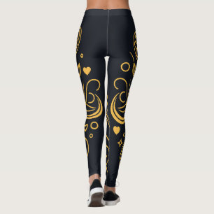 Leggings Le fil d'or de l'amour