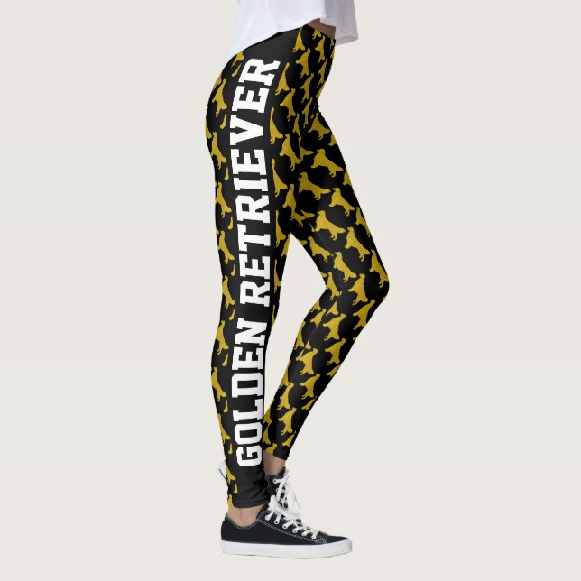 Leggings Le golden retriever personnalisent (Droite)