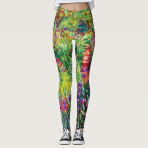 Leggings Le jardin d'Iris à Giverny par Claude Monet