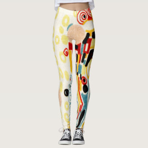 Leggings Le Motif Textile Kiss De Gustav Klimt