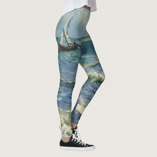 Leggings Le paysage marin de Van Gogh aux Saintes Maries de (Droite)