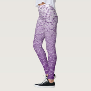 Leggings Le pourpre se fanent mini conception de tuile
