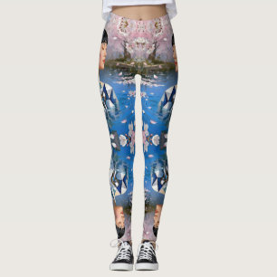 Leggings "Le rêve numérique de l’eau" - Un portrait numériq