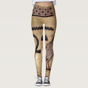 Leggings Le Roi Tut Egyptian Ankh Tablet
