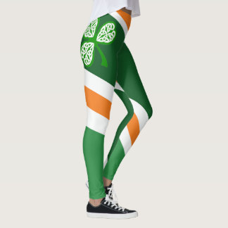 Leggings Le saint Patrick crient Erin vont Bragh barré