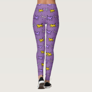 Leggings Le style 1 de graffiti d'os de chien choisissent
