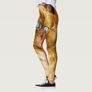 Leggings Le taureau de Louis Wain