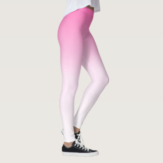 Leggings Le teint rose en blanc
