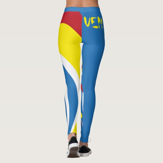 Leggings Le Vénézuéla tricolore (Dos)
