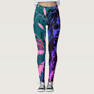 Leggings Le vintag Player Retro