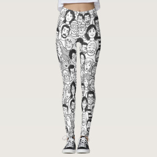 Leggings Le visage des gens