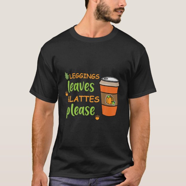 Leggings Leaves T-Shirt (Front)