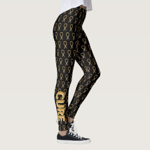 Leggings Leçons du ruban de sensibilisation au cancer de l