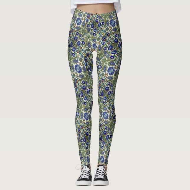 Leggings Légendes à motifs floraux (Devant)