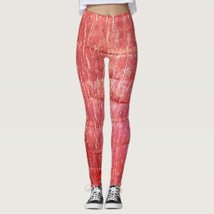 Leggings Légendes à texture rouge tendance "Ratti_Creative_