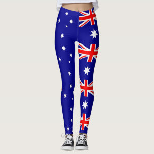 Leggings Légendes avec drapeau d'Australie