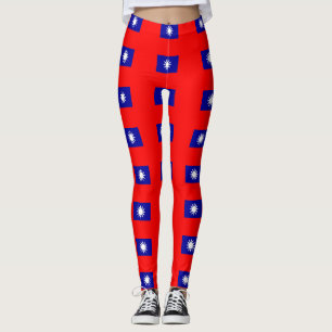 Leggings Légendes avec drapeau de Taïwan