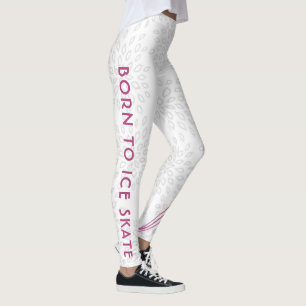 Leggings Légendes blanches de patinage artistique - Né en p