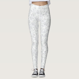 Leggings Légendes blanches et dentelles
