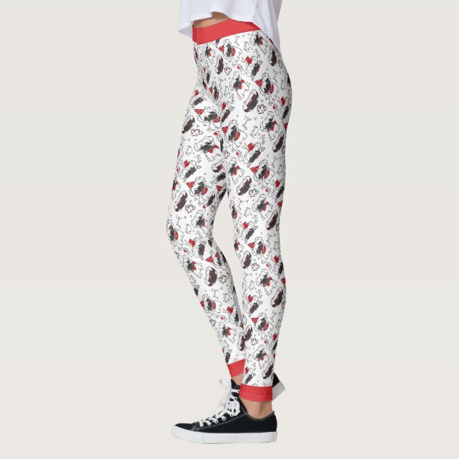 Leggings Légendes Carlins mignonnes (Gauche)