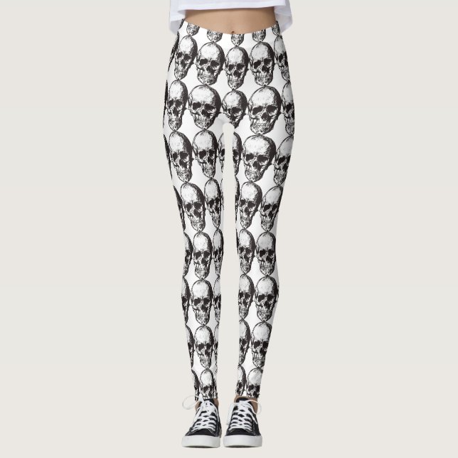 Leggings Légendes crâniennes (Devant)