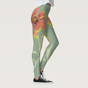 Leggings Légendes d'alimentation en fleur de marais