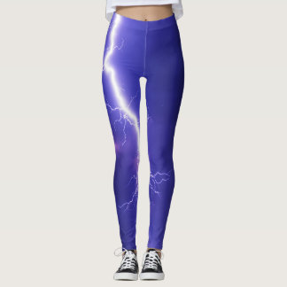 Leggings Légendes dans le ciel bleu nuit éclair