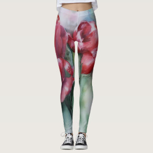 Leggings Légendes d'aquarelle florale