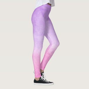 Leggings Légendes d'aquarelle violette