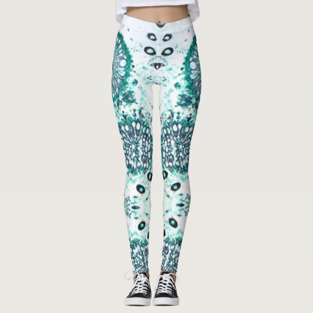 Leggings Légendes d'art d'Aspergillus (Devant)