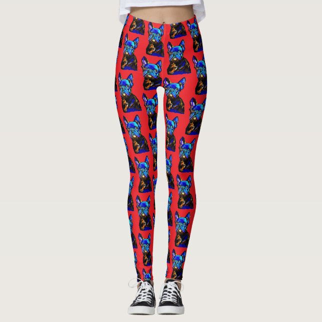 Leggings Légendes de Bulldog (Devant)