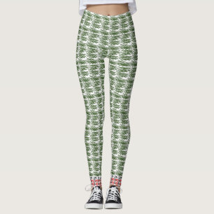 Leggings Légendes de Capri d'herbe verte tendance