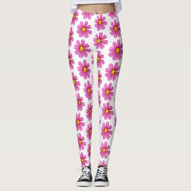 Leggings Légendes de chimie des fleurs (Devant)