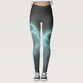 Leggings Légendes de conditionnement Flash Lightning bleu