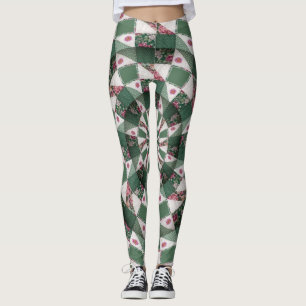 Leggings Légendes de courtepointe folles