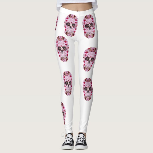 Leggings Légendes de crânes (Devant)