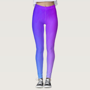 Leggings Légendes de flamme mauve, bleue, rose