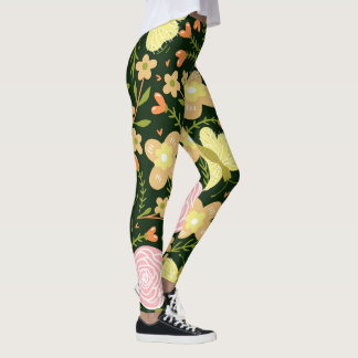 Leggings Légendes de fleurs